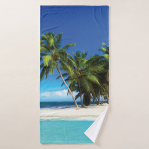 Exotic beach throw pillow