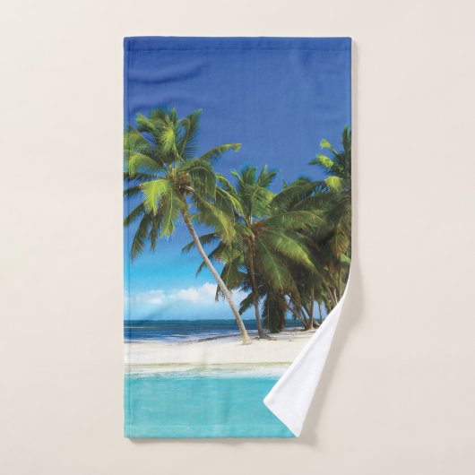 Exotic beach throw pillow (Serviette à main)