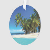 Exotic beach throw pillow (devant)