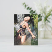 Exotic Beaty-foto Briefkaart (Staand voorkant)