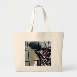 Exotic Bird in het Zoo afbeelding Grote Tote Bag
