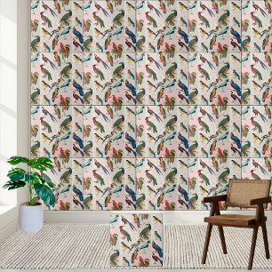 Exotic Birds Chinoiserie Pattern Tegel Tegeltje