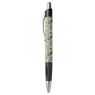 Exotic Blooming Waterverf Cacti Pattern Pen