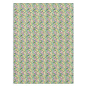 Exotic Blooming Waterverf Cacti Pattern Tafelkleed (Voorkant)