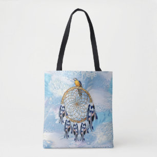 Exotic Blue Dream Catcher Bridesmaid gift Draagtas
