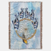 Exotic Blue Dream Catcher Home decor Deken (Voorkant Verticaal)