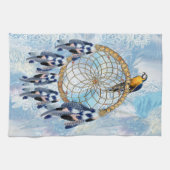 Exotic Blue Dream Catcher Home Decor Theedoek (Horizontaal)