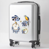 Exotic Blue Dream Catcher Sticker (Koffer)