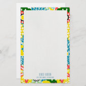 EXOTIC DAISY briefpapier (Voorkant / Achterkant)