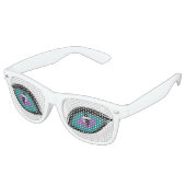 Exotic Eyes Party Shades Retro Zonnebril (Gekanteld)