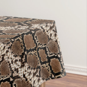 Exotic Faux Snakeskin-fotografisch patroon Tafelkleed