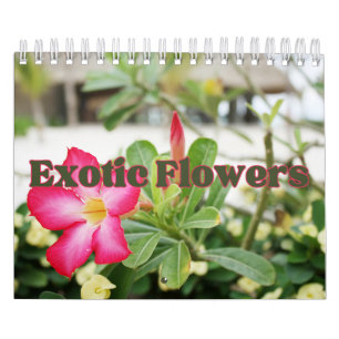 Exotic Flowers Collectie Showcase Wall Agenda Kalender