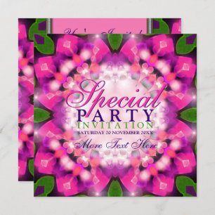 Exotic Girl rose violet Invitations spéciales de f