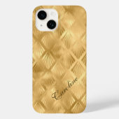 Exotic Gold Geometric Elegant Patroon Case-Mate iPhone Case (Achterkant)