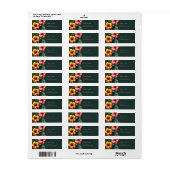 Exotic Hawaiian Tropical Wedding Retouradres Etiket (Full Sheet)