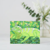 Exotic Iguana Briefkaart (Staand voorkant)