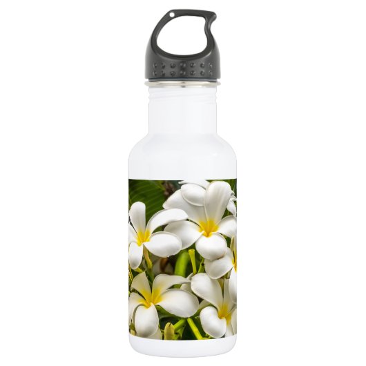 Exotic Island Plumeria Water Bottle Waterfles (Voorkant)