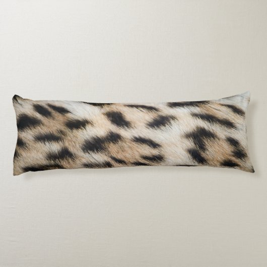 Exotic Leopard Print Body Pillow Lichaamskussen (Achterkant)