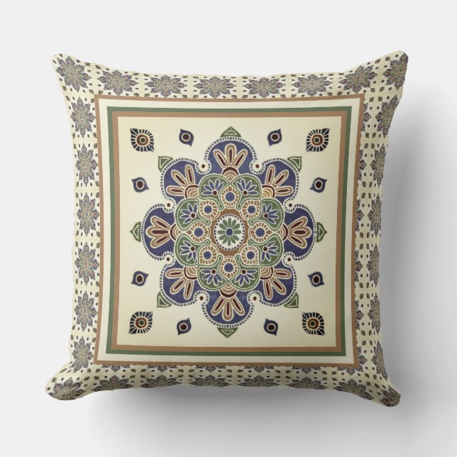 Exotic Medallion Sierkussen (Voorkant)