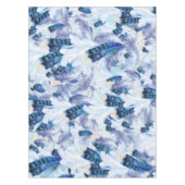 Exotic Mix Blue Bird Print Tafelkleed (Voorkant)