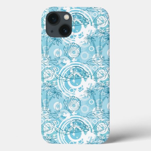 exotic ocean pattern Case-Mate iPhone case (Achterkant)