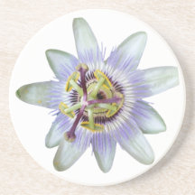 Exotic Paarse Passion Flower Sandstone Onderzetter