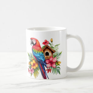 Exotic Parrot Art Cup Koffiemok