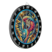 Exotic Parrot Dartboard voor Game Nights Dartbord (Voorkant Links)