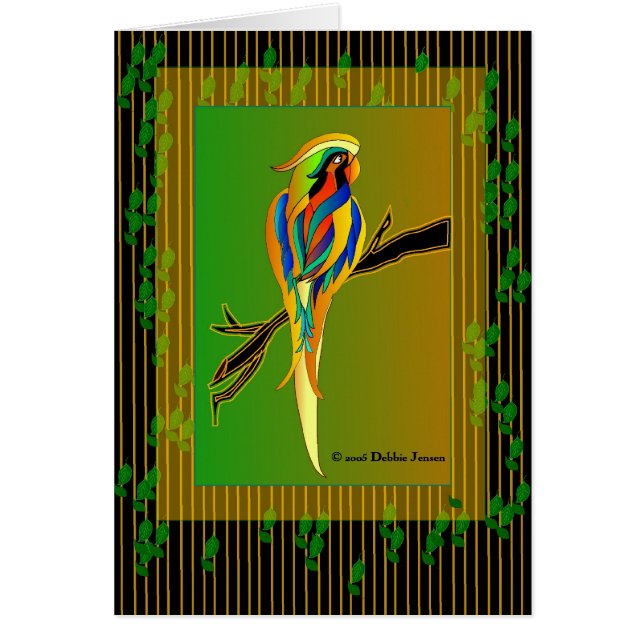 Exotic Parrot van Debbie Jensen (Voorkant)