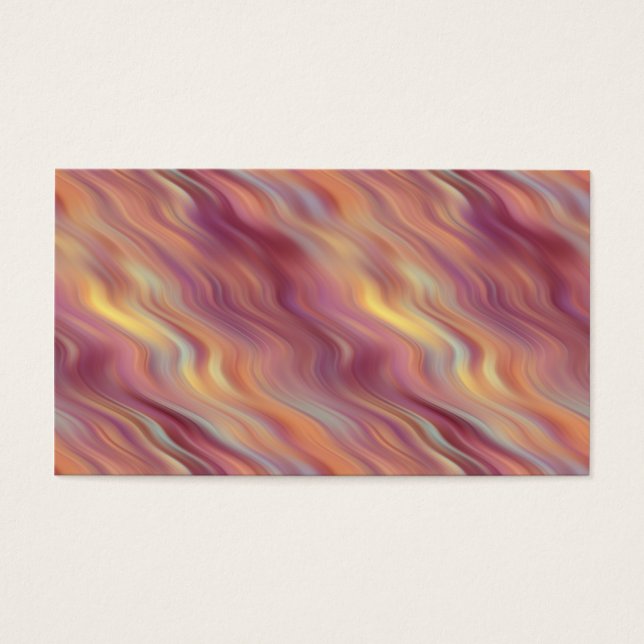 Exotic Plumeria Wavy Texture Visitekaartje (Voorkant)