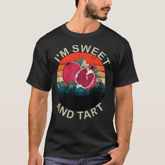 Exotic Pomegranate Botanical Fruit Lover Classic T T-shirt (Voorkant)
