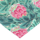 Exotic Protea Flowers Pattern Korte Tafelloper (Hoek)