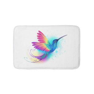 Exotic Rainbow Hummingbird Badmat