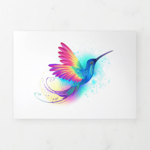 Exotic Rainbow Hummingbird Drieluik Programma