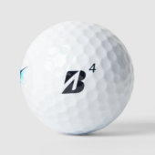 Exotic Rainbow Hummingbird Golfballen (Logo)