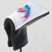 Exotic Rainbow Hummingbird Golfheadcover (3/4 voorkant)