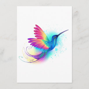 Exotic Rainbow Hummingbird Informatiekaartje