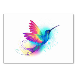Exotic Rainbow Hummingbird Kaart