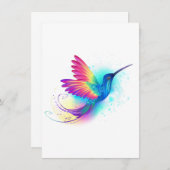 Exotic Rainbow Hummingbird Kaart (Voorkant / Achterkant)