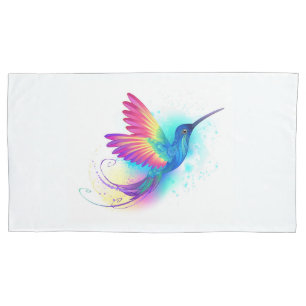 Exotic Rainbow Hummingbird Kussensloop