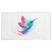 Exotic Rainbow Hummingbird Kussensloop (Voorkant-Rechts)