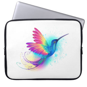 Exotic Rainbow Hummingbird Laptop Sleeve
