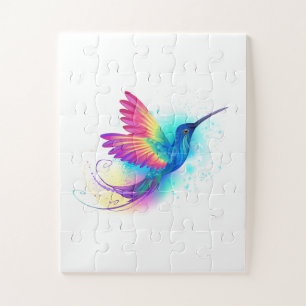Exotic Rainbow Hummingbird Legpuzzel