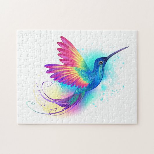 Exotic Rainbow Hummingbird Legpuzzel (Horizontaal)
