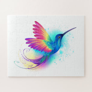 Exotic Rainbow Hummingbird Legpuzzel