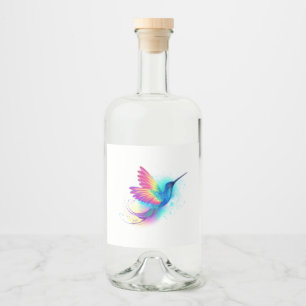 Exotic Rainbow Hummingbird Likeurfles Etiket
