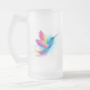 Exotic Rainbow Hummingbird Matglas Bierpul