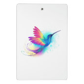 Exotic Rainbow Hummingbird Mini Klembord (Achterkant)