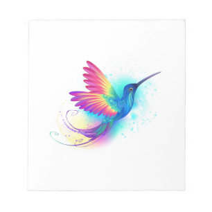 Exotic Rainbow Hummingbird Notitieblok