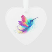 Exotic Rainbow Hummingbird Ornament (voorkant)